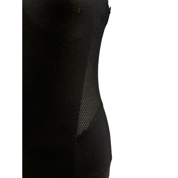 NWT Revolve Krisa Black Bodycon Mini Dress See Through Panels XS Sexy Classy - Picture 4 of 7